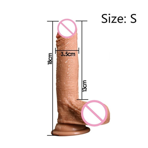 7/8 Inch Huge Realistic Dildo