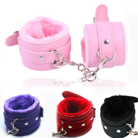 Sex Game Handcuffs PU Leather